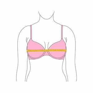 How to measure bust size - measure around fullest part of bust
